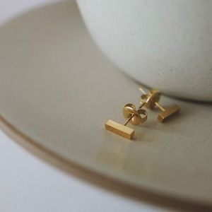 Bar Stud Earrings